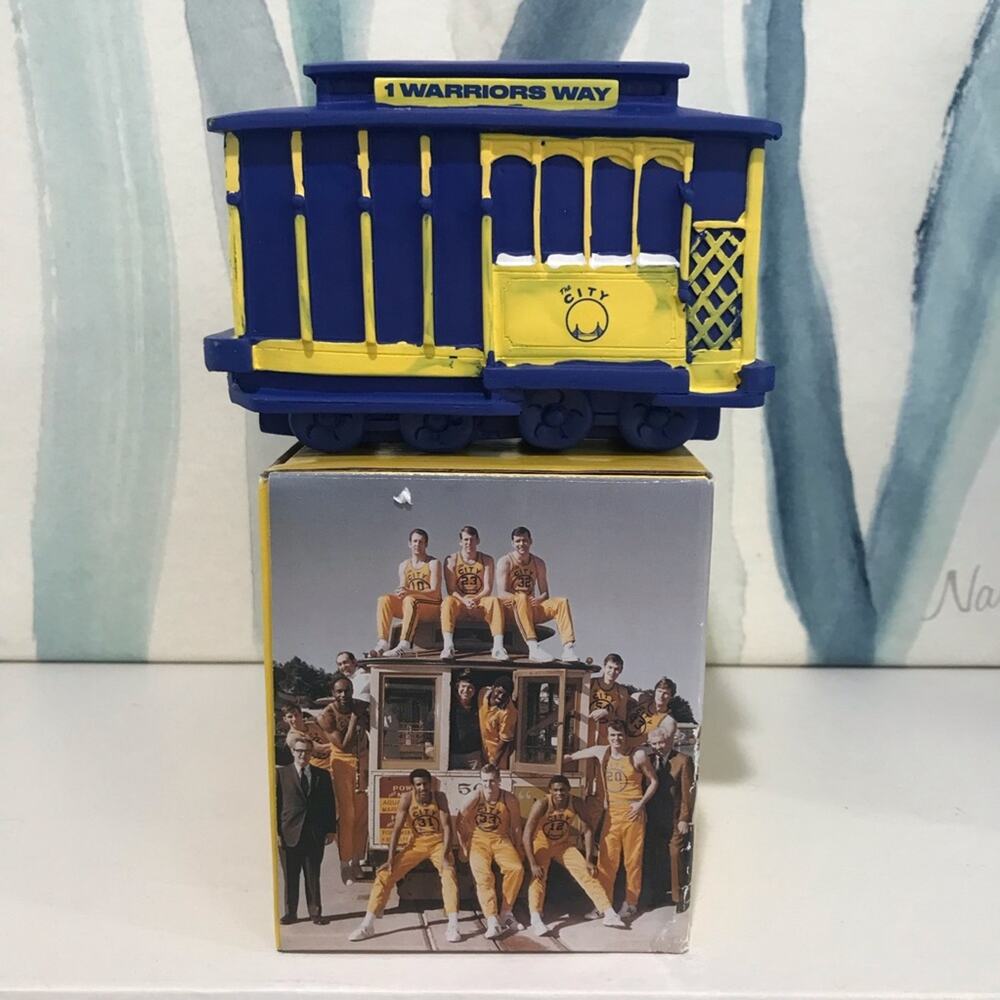 Golden State Warriors Cable Car Trolley Limited Edition Chase Center Collectible - Picture 8 of 8